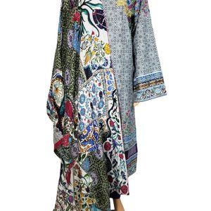 Almirah Junaid Jamshed Pakistani Shalwar Maxi-Style Kameez Viscose Cambric XS/36